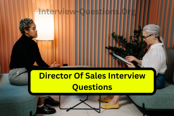 Director Of Sales Interview Questions Image