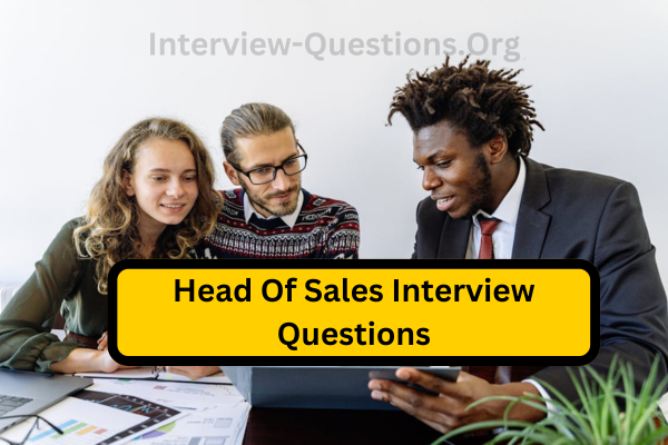 Head Of Sales Interview Questions Image